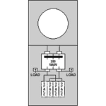 R281C1P6H Midwest 200 Amp Manufactured Home Pedestal - Ringless style - Image 3