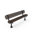 Bench-with-Back-Punched-Steel-Surface-Mount