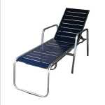 ML615 wide strap commercial vinyl chaise lounge