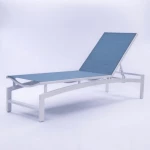 Skyline Luxury Commercial Sling Pool Chaise Lounge with Aluminum Frame - Image 4