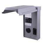 MIDWEST U055C010P 50-20 Amp Gfi Service • RV/EV Power Outlet Panel • 20A GFCI RECPT 70A • RV Pedestals • RV Surface Mount Panel • 120/240 VAC - Image 1