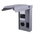 MIDWEST U055C010P 50-20 Amp Gfi Service • RV/EV Power Outlet Panel • 20A GFCI RECPT 70A • RV Pedestals • RV Surface Mount Panel • 120/240 VAC - Image 1