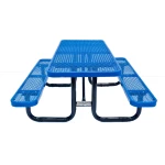 Rectangular Picnic Table 6ft Portable Commercial Picnic Table - Image 4