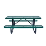 Rectangular Picnic Table 6ft Portable Commercial Picnic Table - Image 8