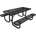 Rectangular Picnic Table 6ft Portable Commercial Picnic Table - Image 2
