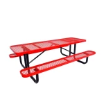 Quick Ship 8ft Portable Rectangular Commercial Picnic Table - Image 2