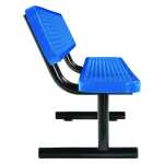 6′ Portable Outdoor Commercial Bench - Thermoplastic Coated - Image 6