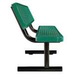 6′ Portable Outdoor Commercial Bench - Thermoplastic Coated - Image 5