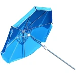 Outdoor Market Umbrella with Crank and Tilt, 8.5ft , Blue - Image 2
