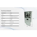 R281CB1 - 200 AMP Metered Service Entrance - Ringless - Image 3