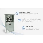 R281CB1 - 200 AMP Metered Service Entrance - Ringless - Image 2