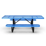ADA 8ft Portable Rectangular Commercial Picnic Table - Image 2