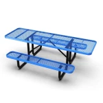 ADA 8ft Portable Rectangular Commercial Picnic Table - Image 1