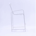 Vinyl Strap Aluminum Commercial Pool Bar Stool Chair With Arms - Image 3