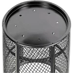 Outdoor Steel Mesh Corrosion Resistant Trash Can, 48 Gallon With Steel Dome Lid - Image 6