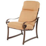 Orleans Aluminum Outdoor Commercial Dining Chair - Image 1