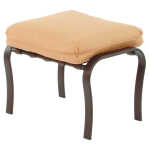 Orleans Aluminum Outdoor Commercial Dining Chair Ottoman - Image 1