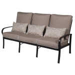 Madison Aluminum Commercial Outdoor Patio Sofa - Image 1