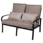 Madison Aluminum Outdoor Commercial Love Seat - Image 1