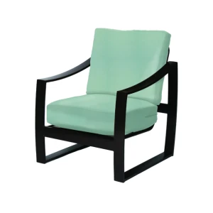 Pinnacle Deep Seating Cushioned Aluminum Commercial Dining Arm Chair