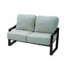 Pinnacle Deep Seating Cushioned Aluminum  Commercial Patio Loveseat - Image 1