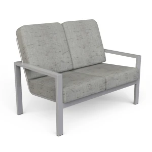 Vectra Aluminum Commercial Outdoor Patio Love Seat