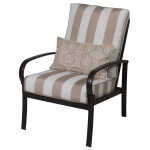 Madison Aluminum Commercial Outdoor Patio Sofa - Image 1