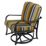 Rosetta Aluminum Commercial Outdoor Rocker/Glider Chair - Image 1