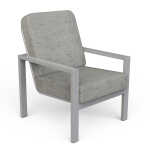 Vectra Aluminum Commercial Outdoor Patio Dining Chair - Image 1