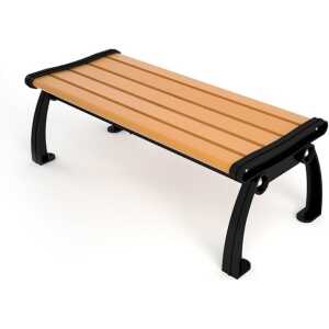 Heritage 6' Recycled Plastic Bench Without Back - Commercial Outdoor Bench