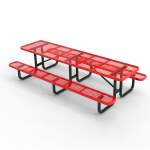Commercial 10 ft Portable Rectangular Picnic Table -120 in - Image 4