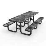 Commercial 8 ft Portable Rectangular Picnic Table - 8ft - Image 5