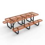 Commercial 8 ft Portable Rectangular Picnic Table - 8ft - Image 6